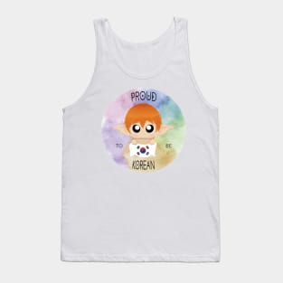 Proud to be Korean (Sleepy Forest Creatures) Tank Top